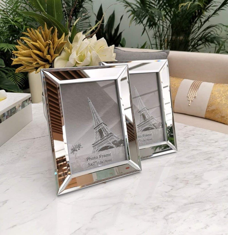 Meetart Mirror Photo Frame 5x7 inch 2 Piece Pack for Home Decoration Wall Hang or Tabletop Display - Image 5
